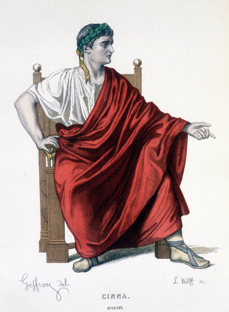 Augustuksen hahmo tragediassa Cinna (ou la clemence d