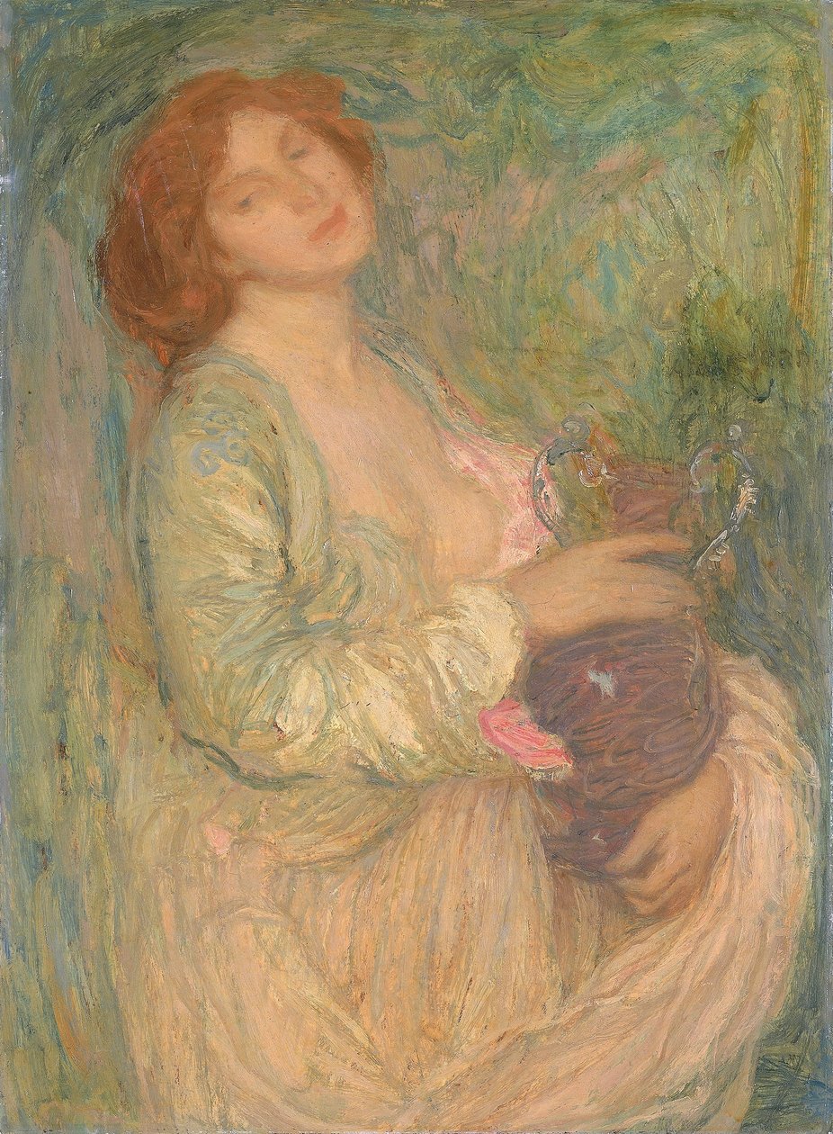 Nainen maljakon kanssa tekijältä Edmond François Aman Jean