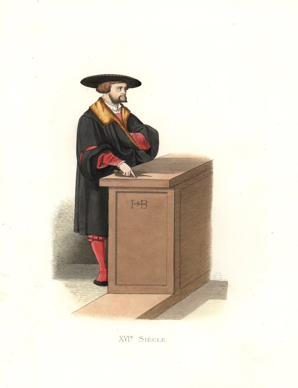 Hans Sebald Beham (1500|1550), saksalainen taidegraafikko, kaivertaja, taidemaalari ja miniaturisti. tekijältä Edmond Lechevallier Chevignard