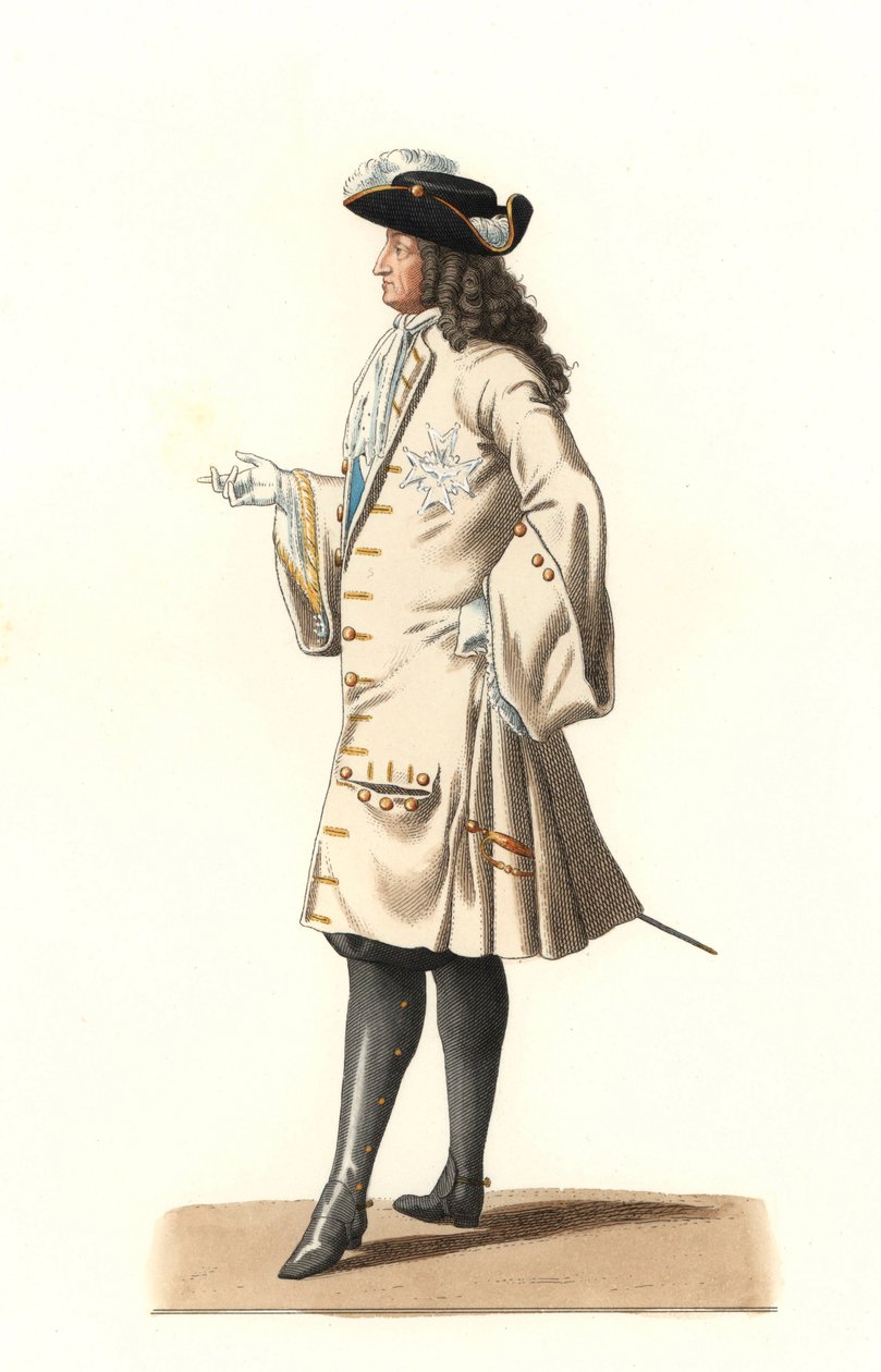 Ludvig XIV Ranskan (1638-1715) tekijältä Edmond Lechevallier Chevignard
