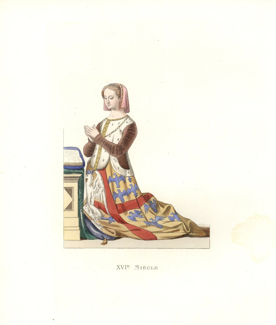 Louise de Montmorency (1496|1547) tekijältä Edmond Lechevallier Chevignard
