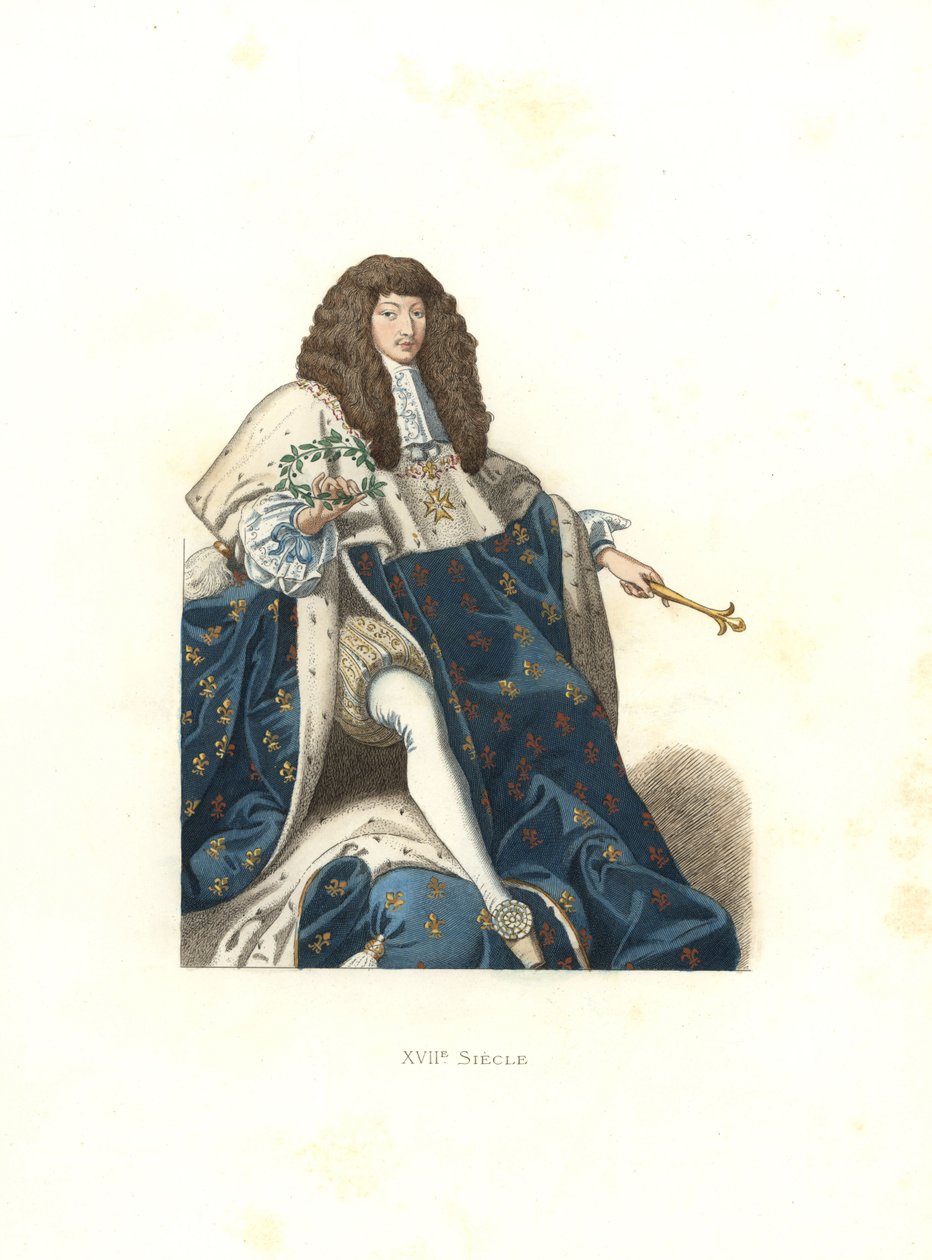 Nuori Louis XIV, Ranskan kuningas tekijältä Edmond Lechevallier Chevignard