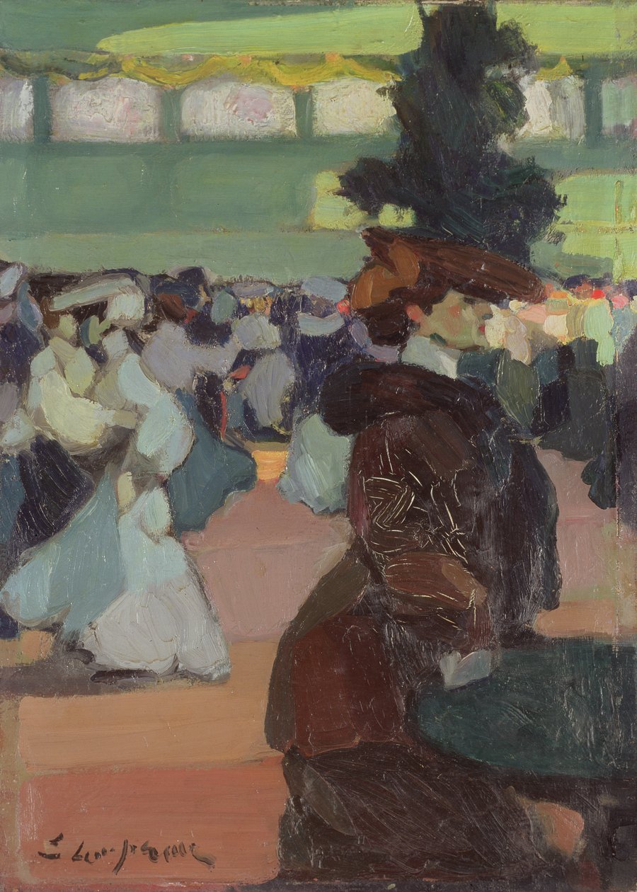 Bar Tabarin, n. 1905 (öljy kankaalle) tekijältä Edmond Lempereur