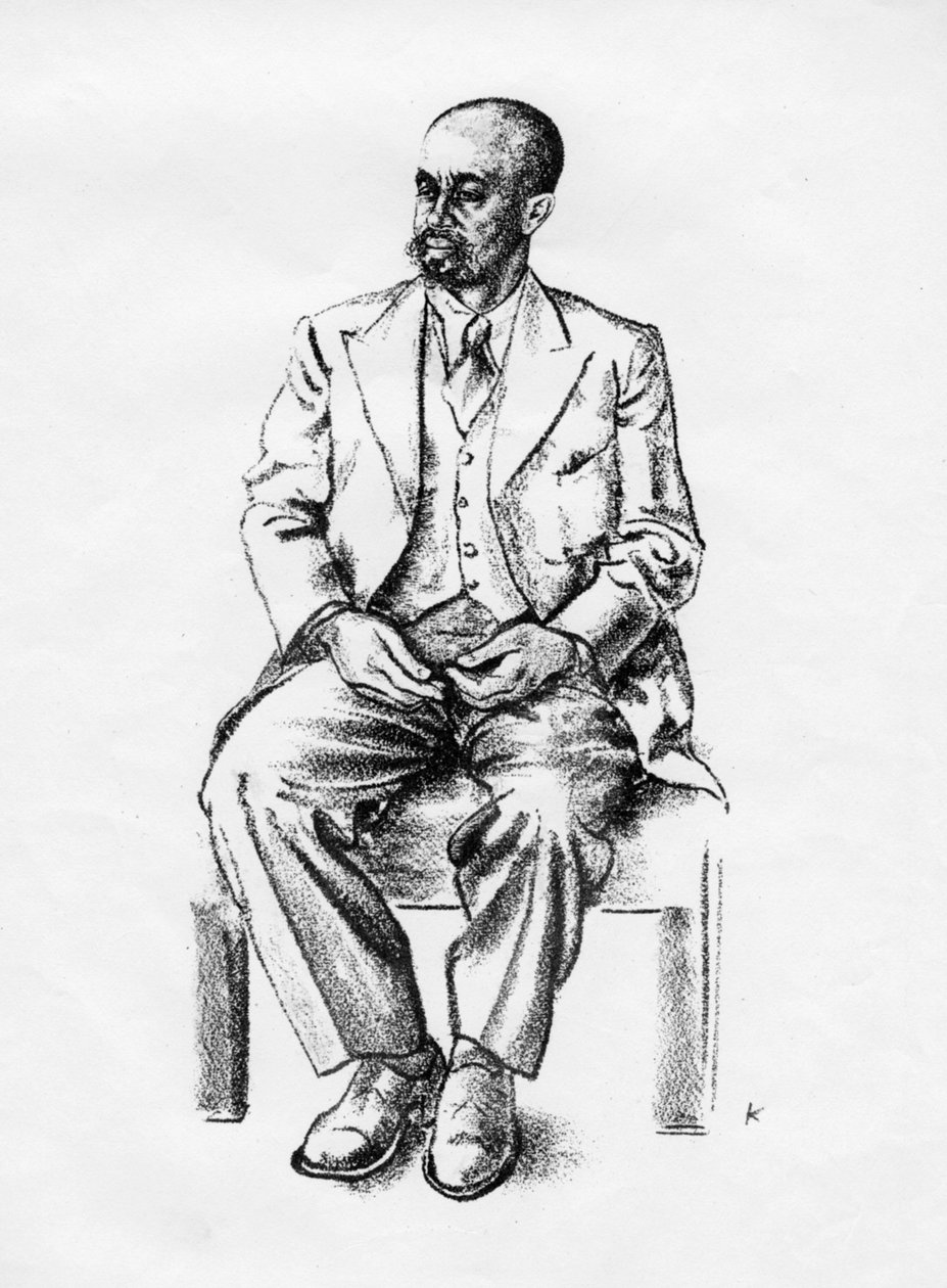 Bedjironde Tecle Hawariate, Etiopian valtiomies, 1935 tekijältä Edmond Xavier Kapp