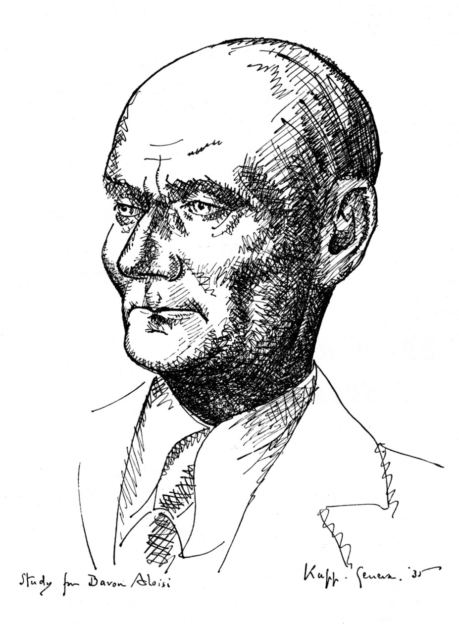 Tutkimus paroni Aloisille, Italian valtiomiehelle, 1935 tekijältä Edmond Xavier Kapp