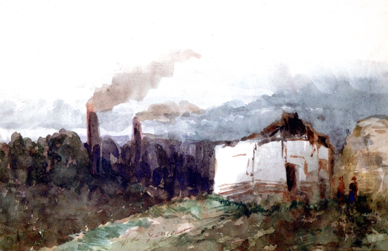 Teollisuusmaiseman kautta, 1850-1855 tekijältä Edmond de Concourt