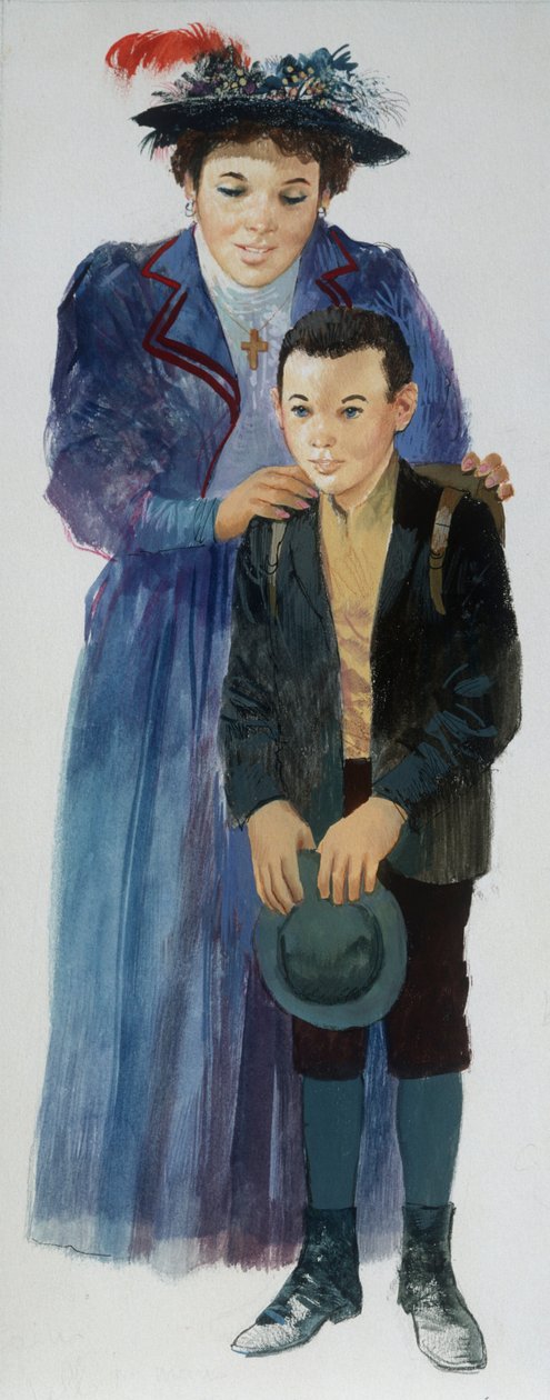 Koulun opettajat, Heart, Edmondo De Amicis, piirustus tekijältä Edmondo de Amicis