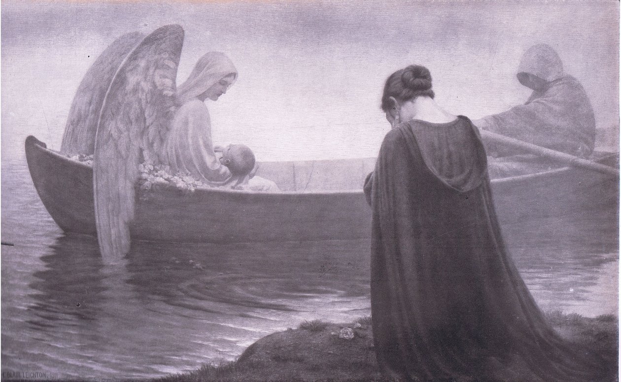 Tuntemattomaan maahan, Bibbys Annual, 1916-1917 tekijältä Edmund Blair after Leighton