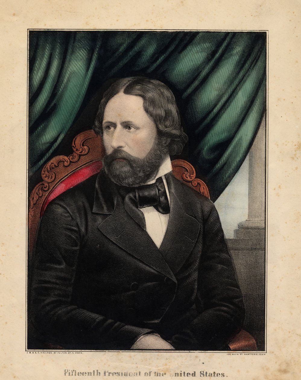 Yhdysvaltain viidestoista presidentti, 1857 tekijältä Edmund Burke Kellogg