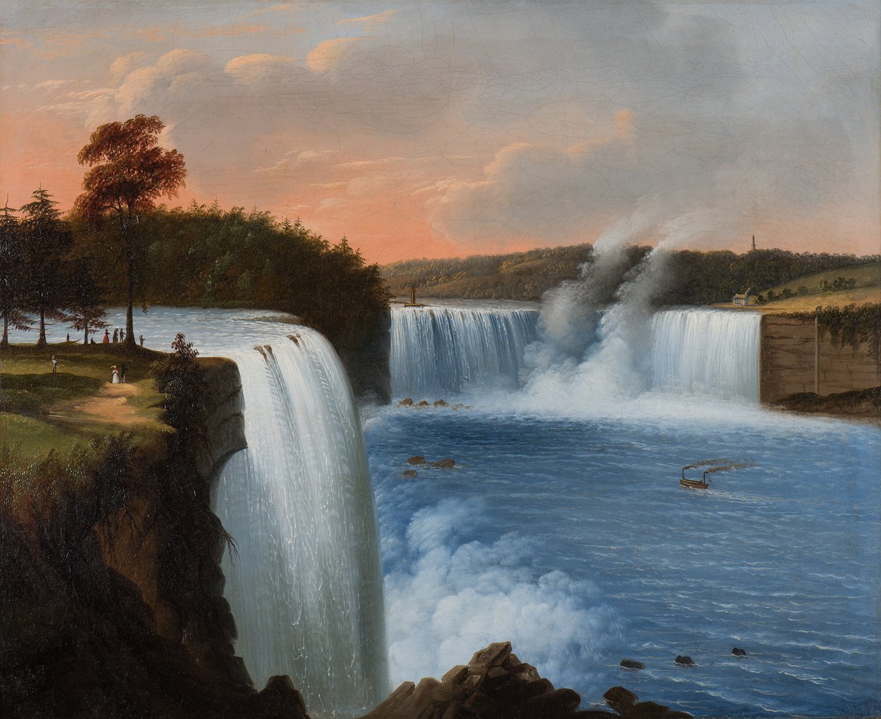 Niagaran putoukset, 1850 tekijältä Edmund C. Coates