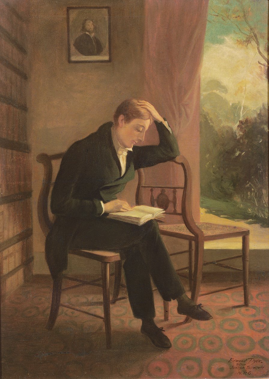 Keats Wentworth Placessa Joseph Severnin (1793-1879) maalauksen jälkeen, 1933 tekijältä Edmund Dyer