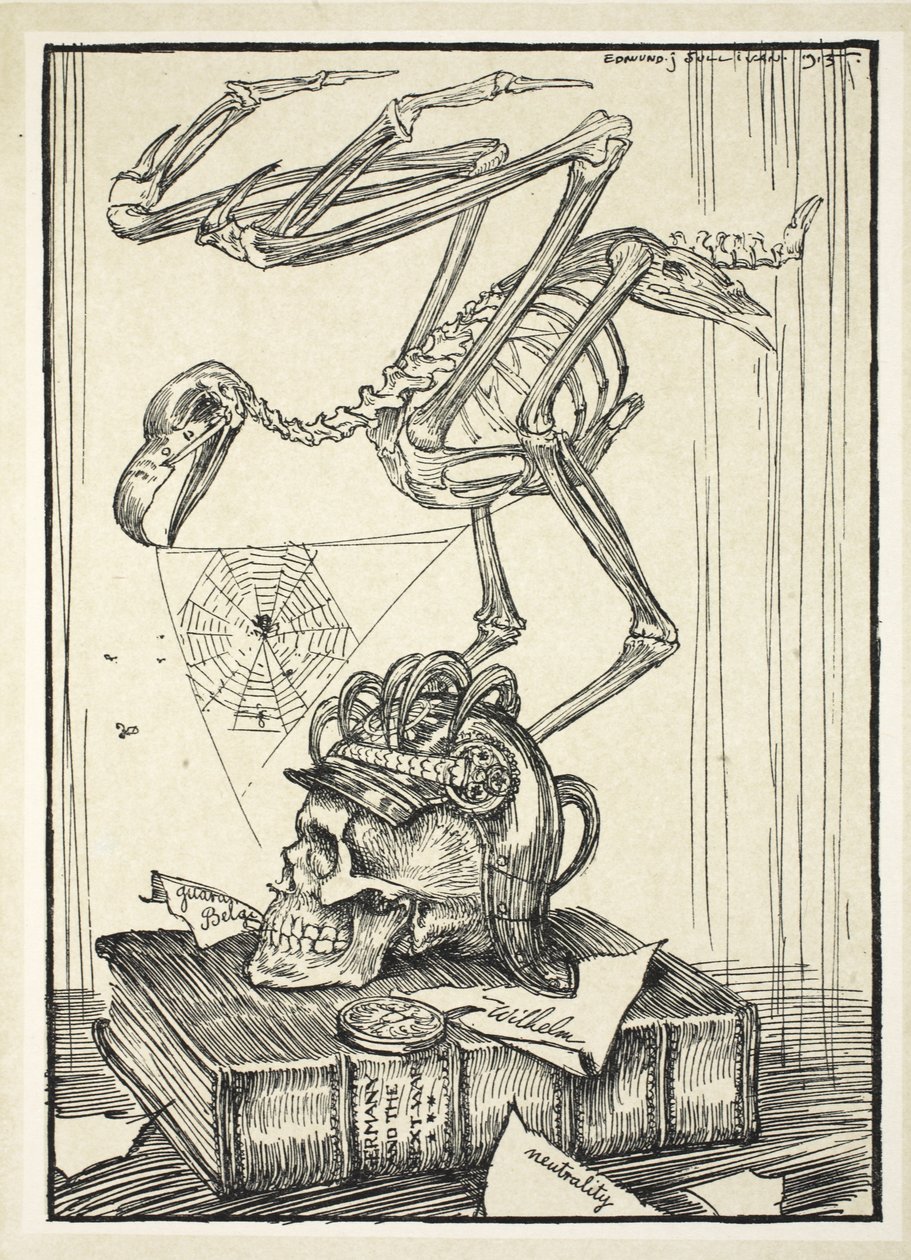 Imperialismus (sukupuuttoon kuollut), kuva Edmund J. Sullivanin Keisarin seppeleestä, pub. 1916 tekijältä Edmund Joseph Sullivan