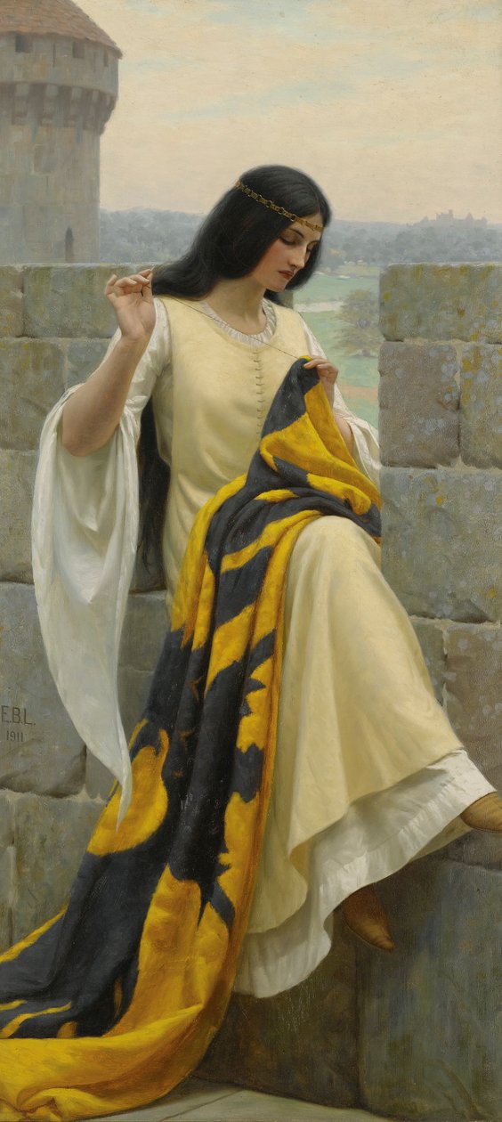 Standardin ompeleminen tekijältä Edmund Leighton