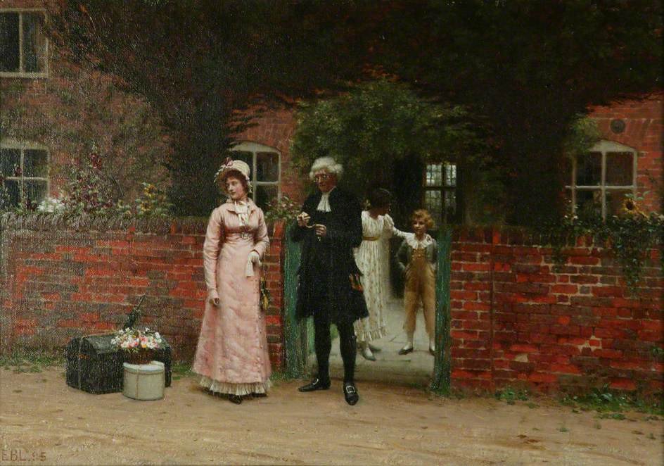 Valmentajaa odotellessa tekijältä Edmund Leighton