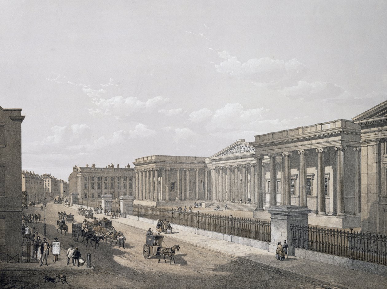 British Museum, kaiverrus William Simpson (1823-99), pubi. 1852, Lloyd Bros. und Co. (litografia) tekijältä Edmund Walker
