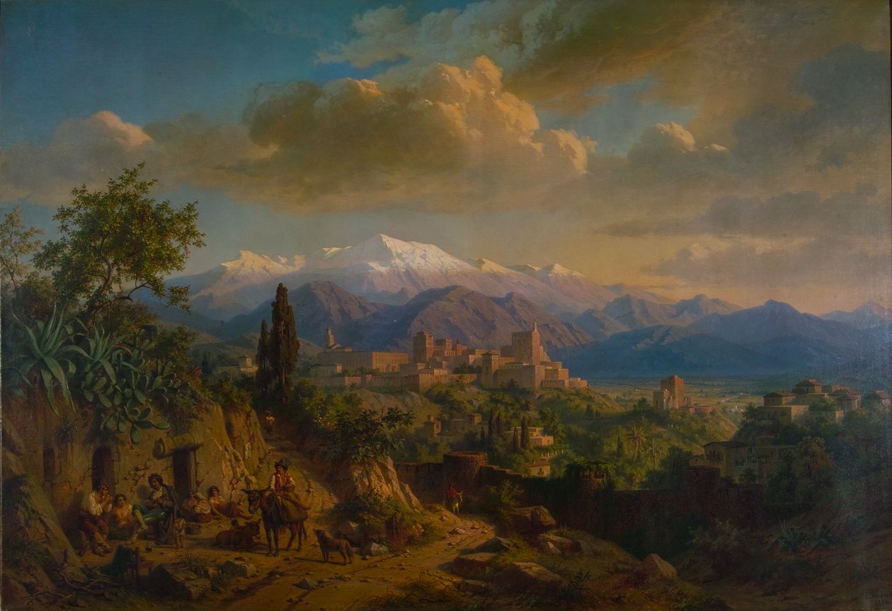 Granada, 1886, Öl auf Leinwand tekijältä Edmund Wodick