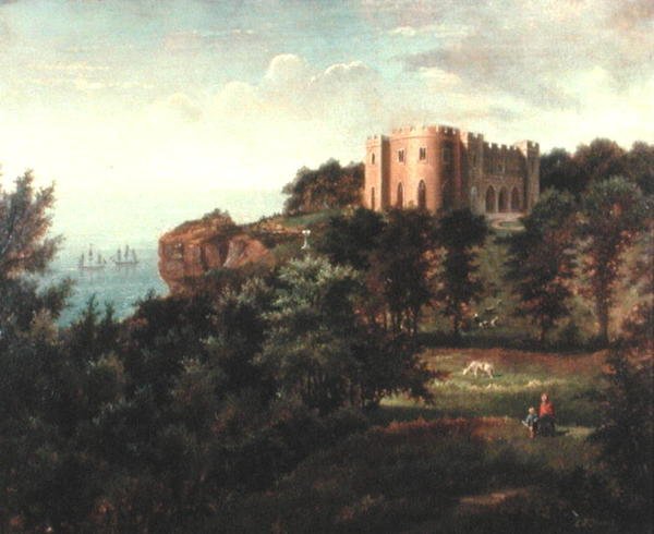 Pennsylvania Castle, Isle of Portland, Dorset tekijältä Edmund Birckhead Bensell