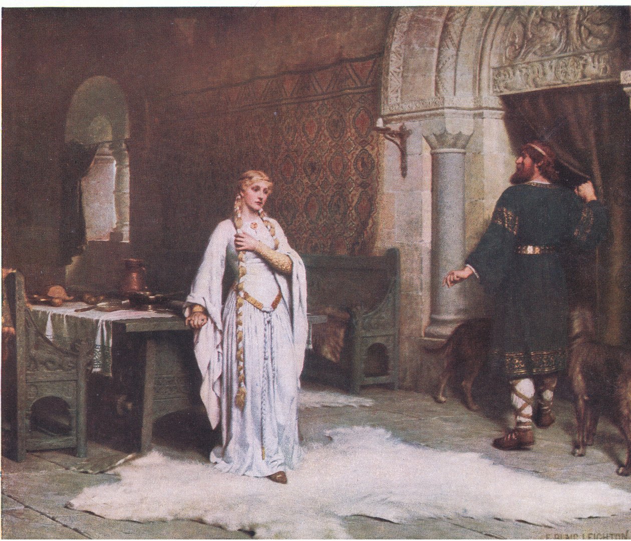 Godiva, Bibbys Annual, 1916-17. tekijältä Edmund Blair Leighton