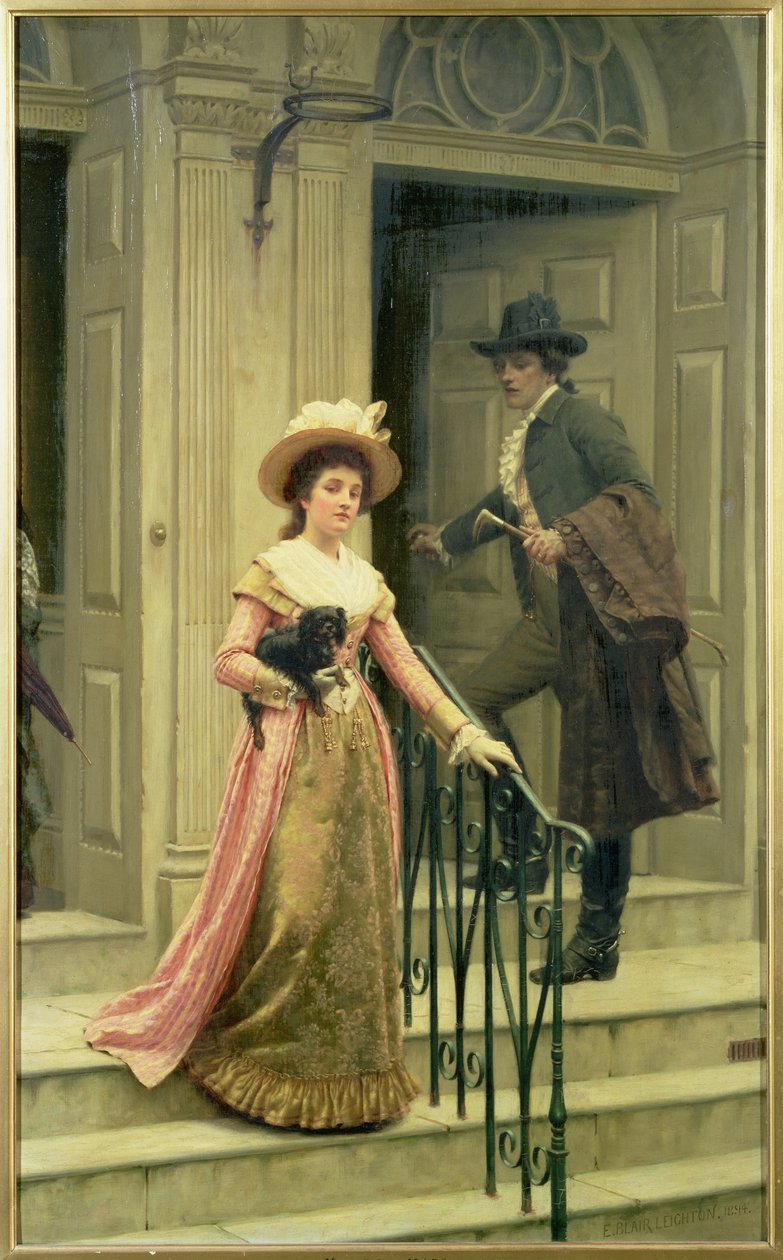 Naapurini, 1894 tekijältä Edmund Blair Leighton