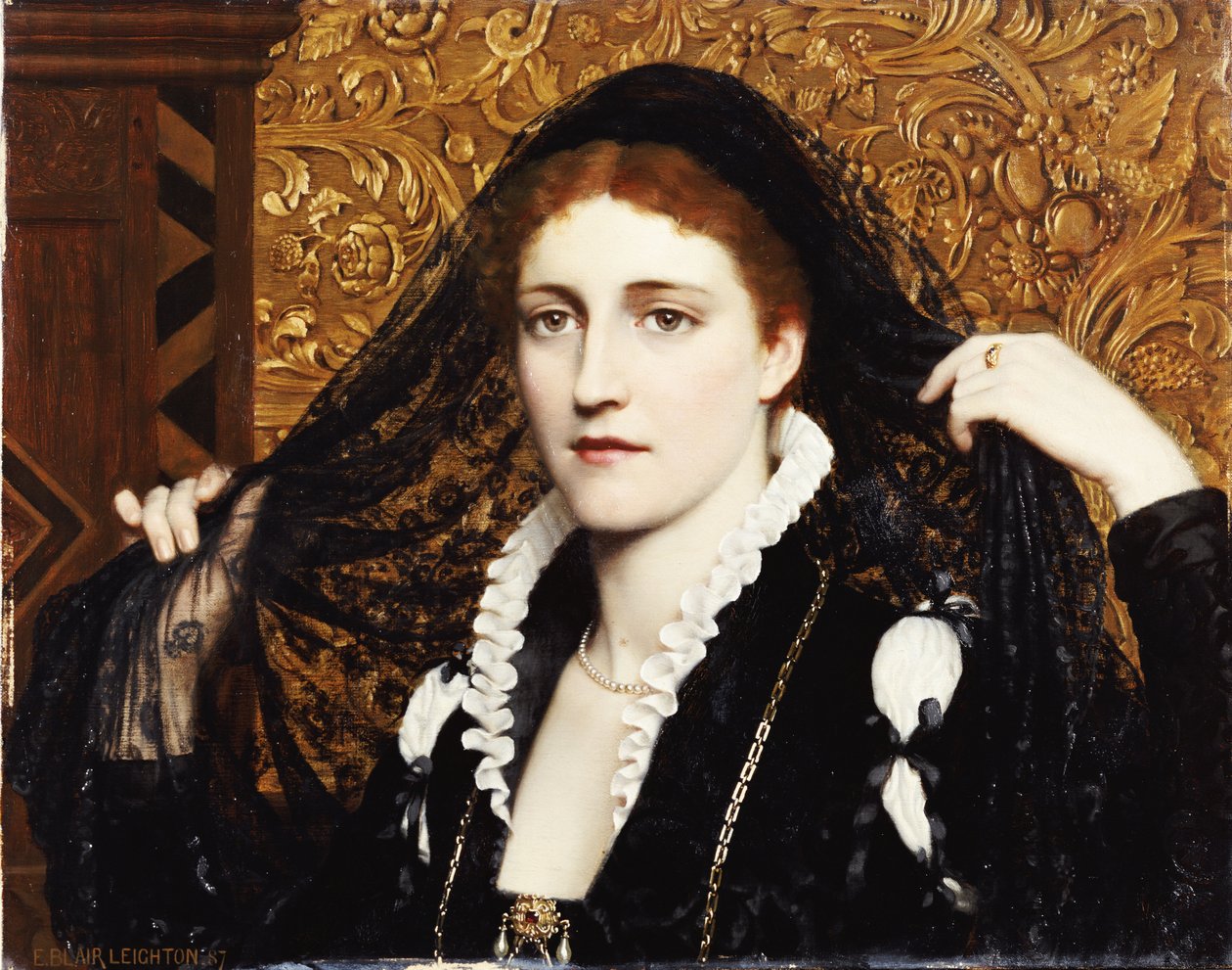 Olivia, 1887 tekijältä Edmund Blair Leighton