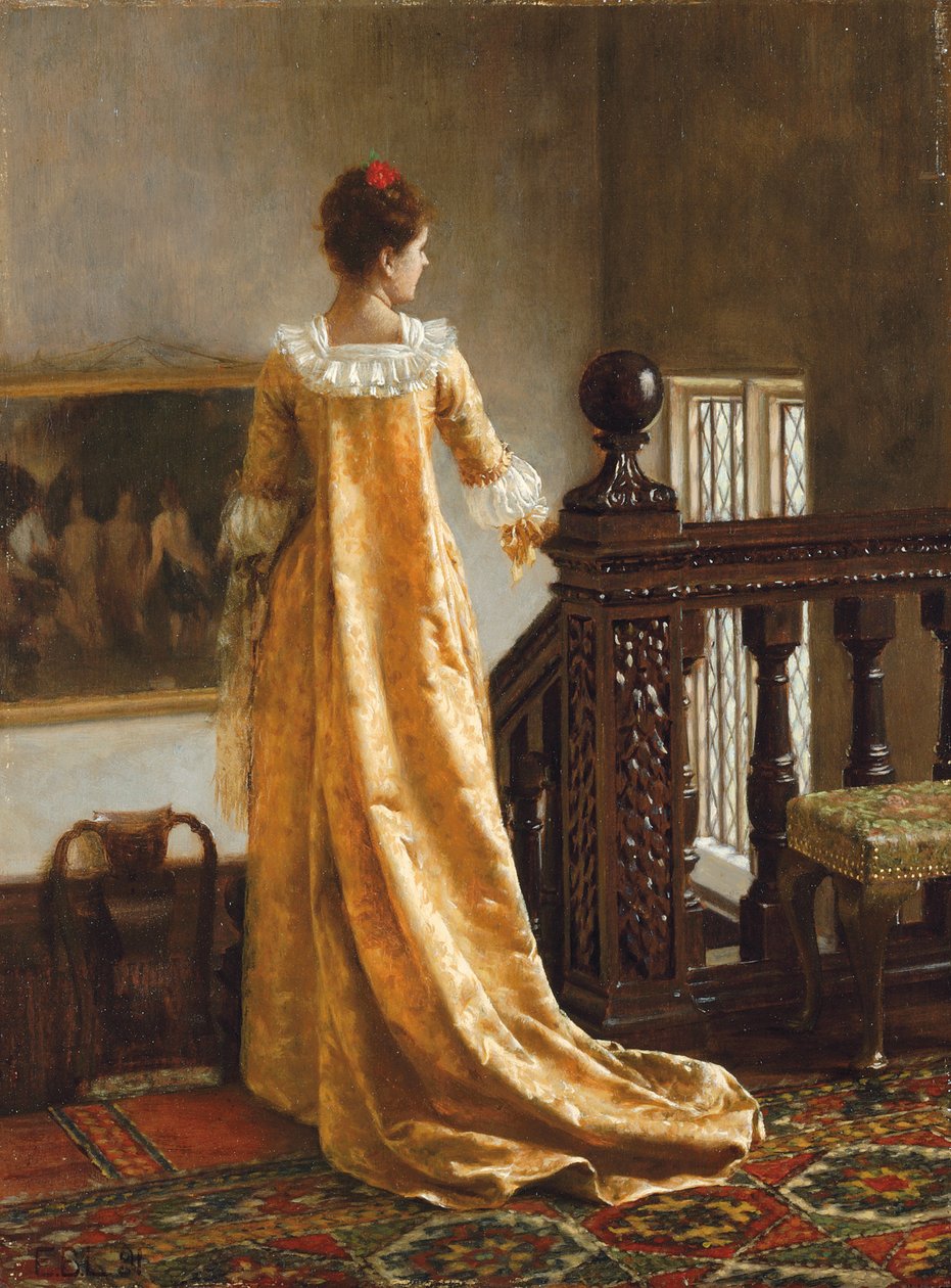 Kultainen juna, 1891 tekijältä Edmund Blair Leighton