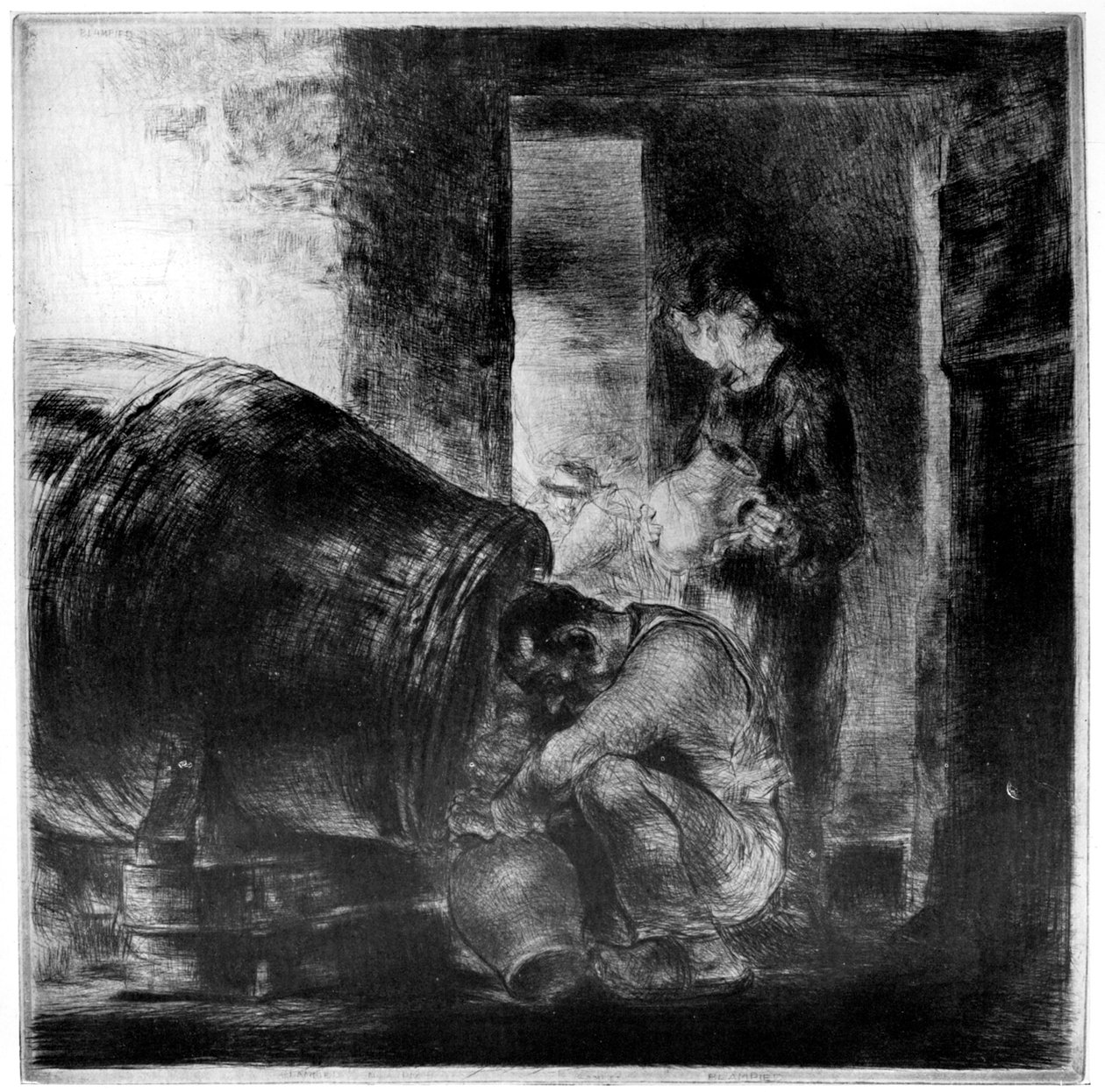 Siideritynnyri, 1929 tekijältä Edmund Blampied