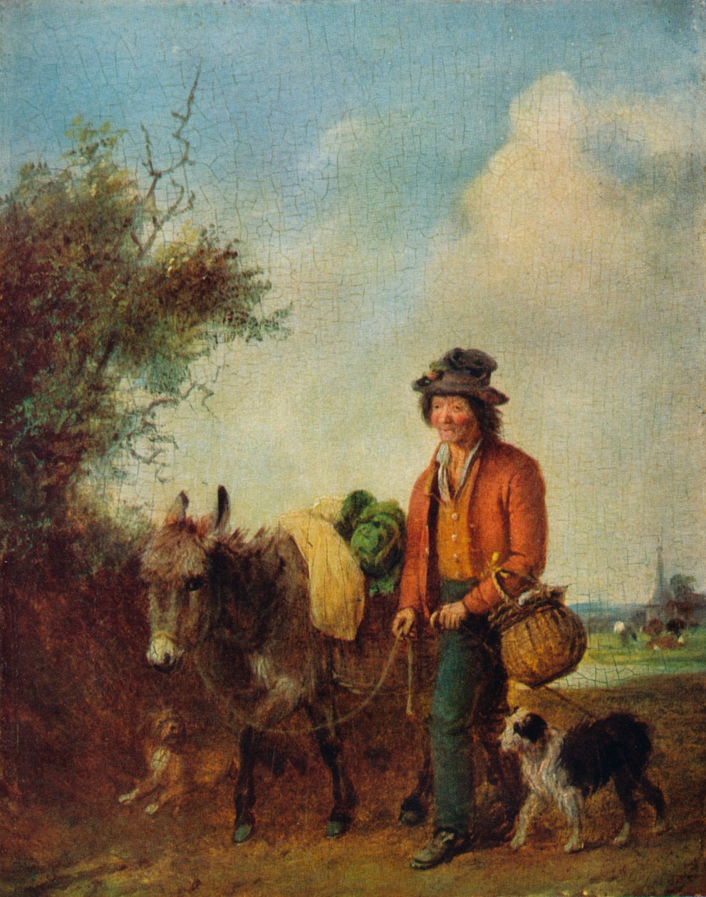Market Gardener, c1845, 1930. tekijältä Edmund Bristow