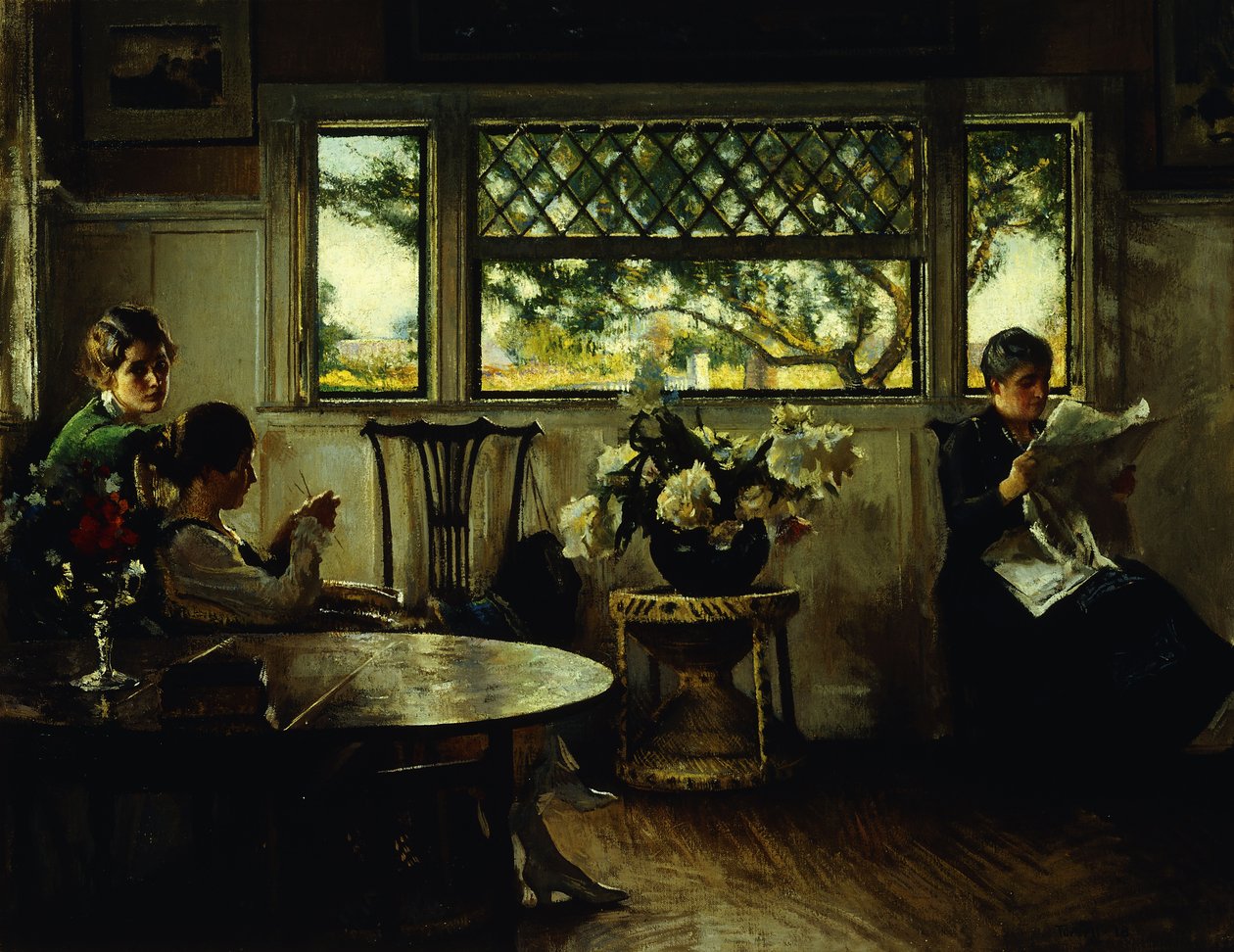 Äiti, Mercie ja Mary tekijältä Edmund Charles Tarbell