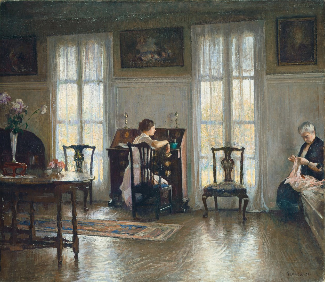 Äiti ja Maria tekijältä Edmund Charles Tarbell