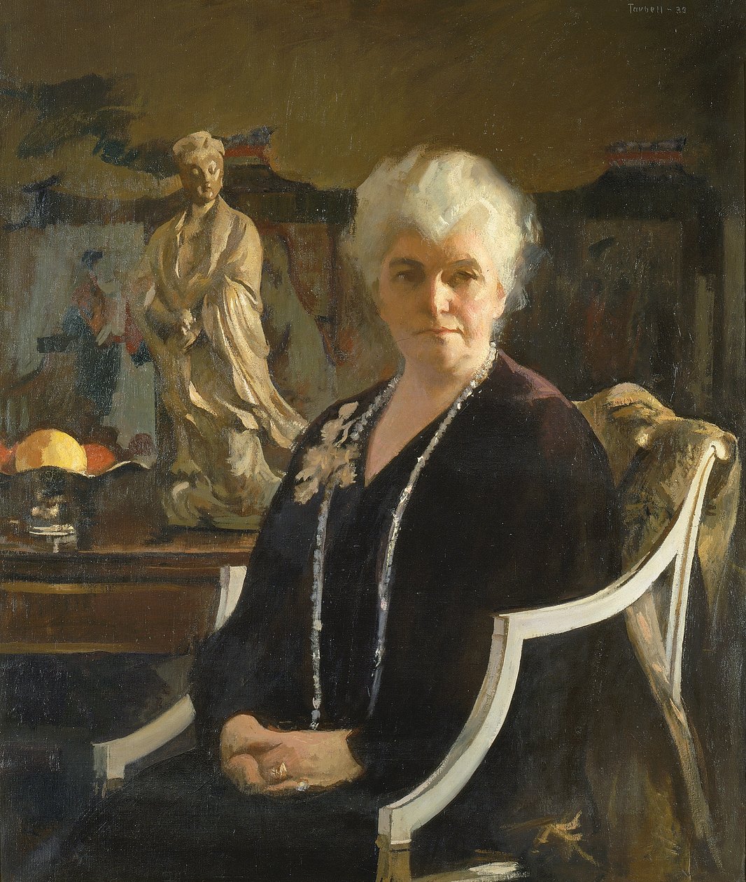 aSenyora Edmund C. Tarbell, 1933. finlandès tekijältä Edmund Charles Tarbell