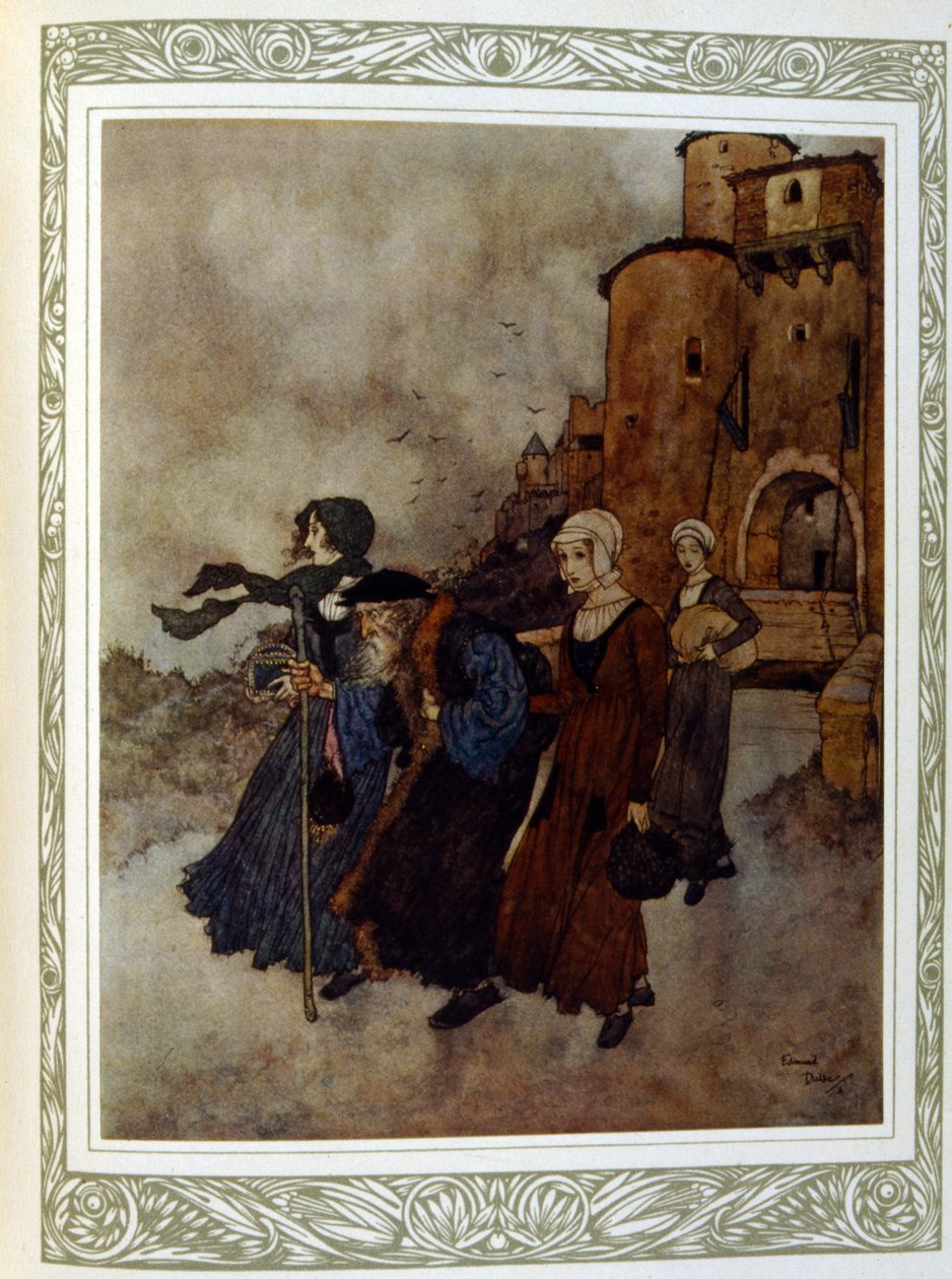 Hans Christian Andersenin tarinoiden ranskankielinen painos (painettu) tekijältä Edmund Dulac