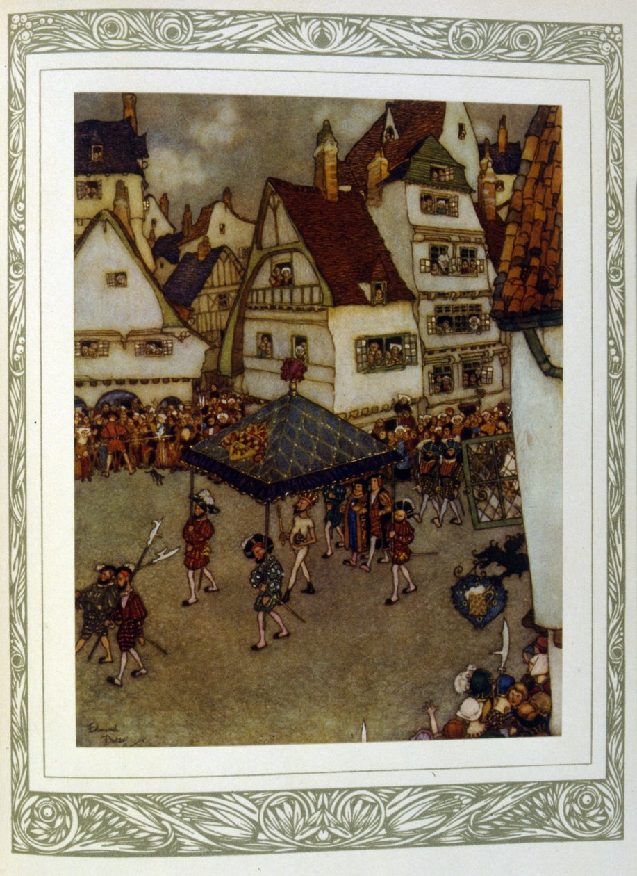 Hans Christian Andersonin tarinoiden kuvitettu ranskankielinen painos tekijältä Edmund Dulac