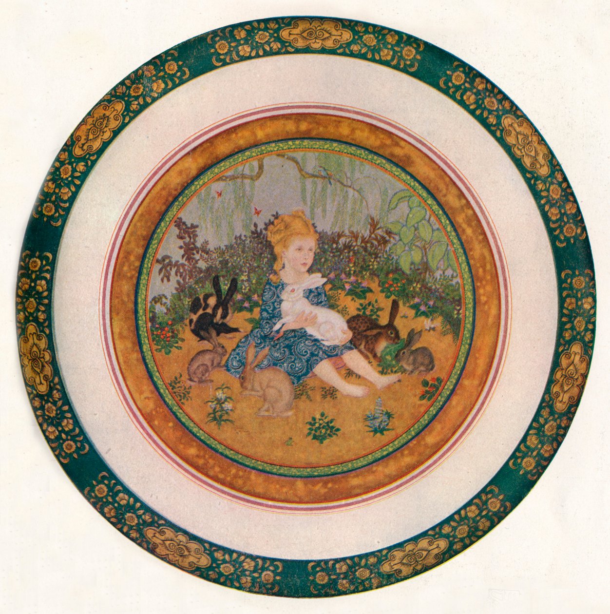 Neiti Vivian St. Georgen muotokuva, 1917, 1919 tekijältä Edmund Dulac