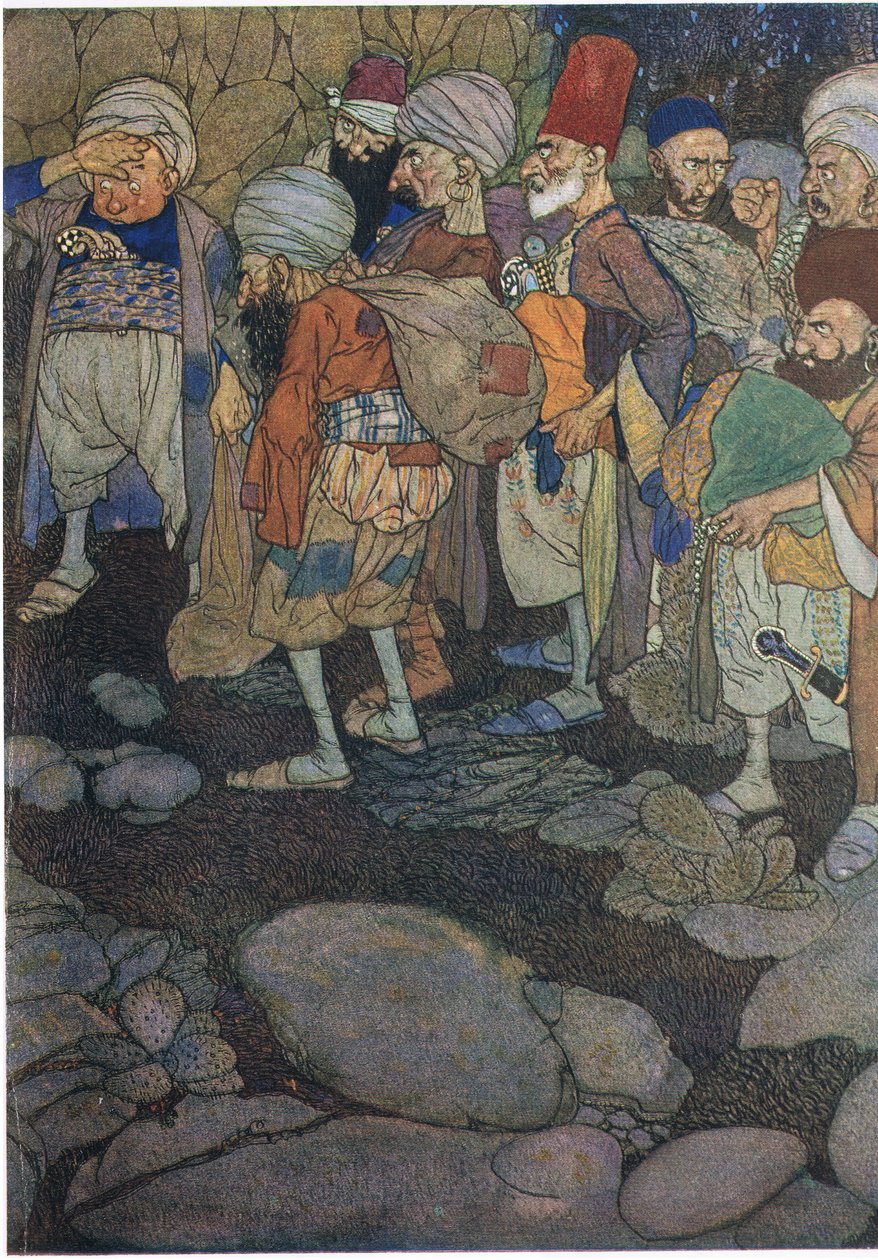 Osa neljästäkymmenestä varkaasta, kuvitus elokuvasta 