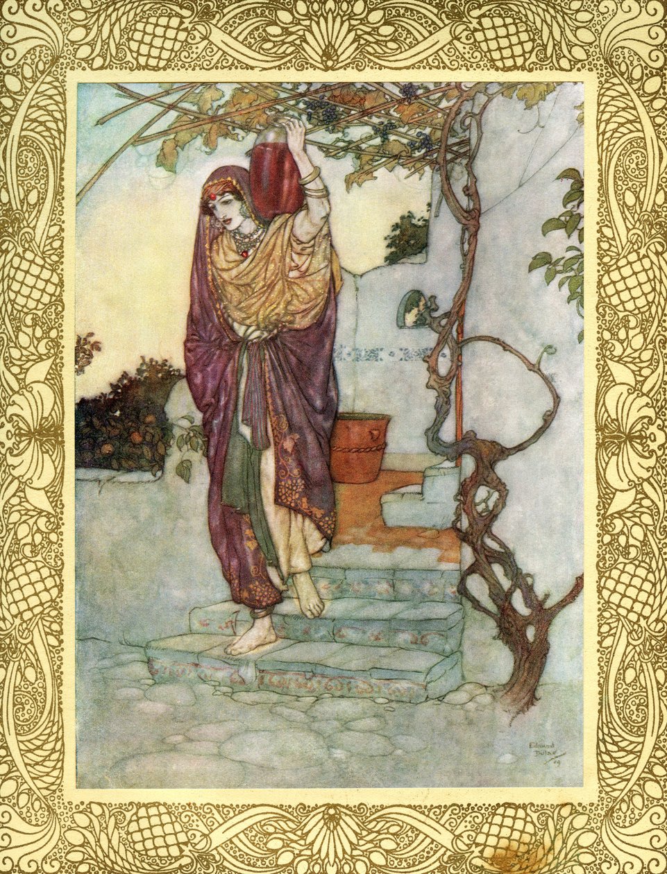 Omar Khayyamin Rubaiyat Edmund Dulacin kuvittamana tekijältä Edmund Dulac