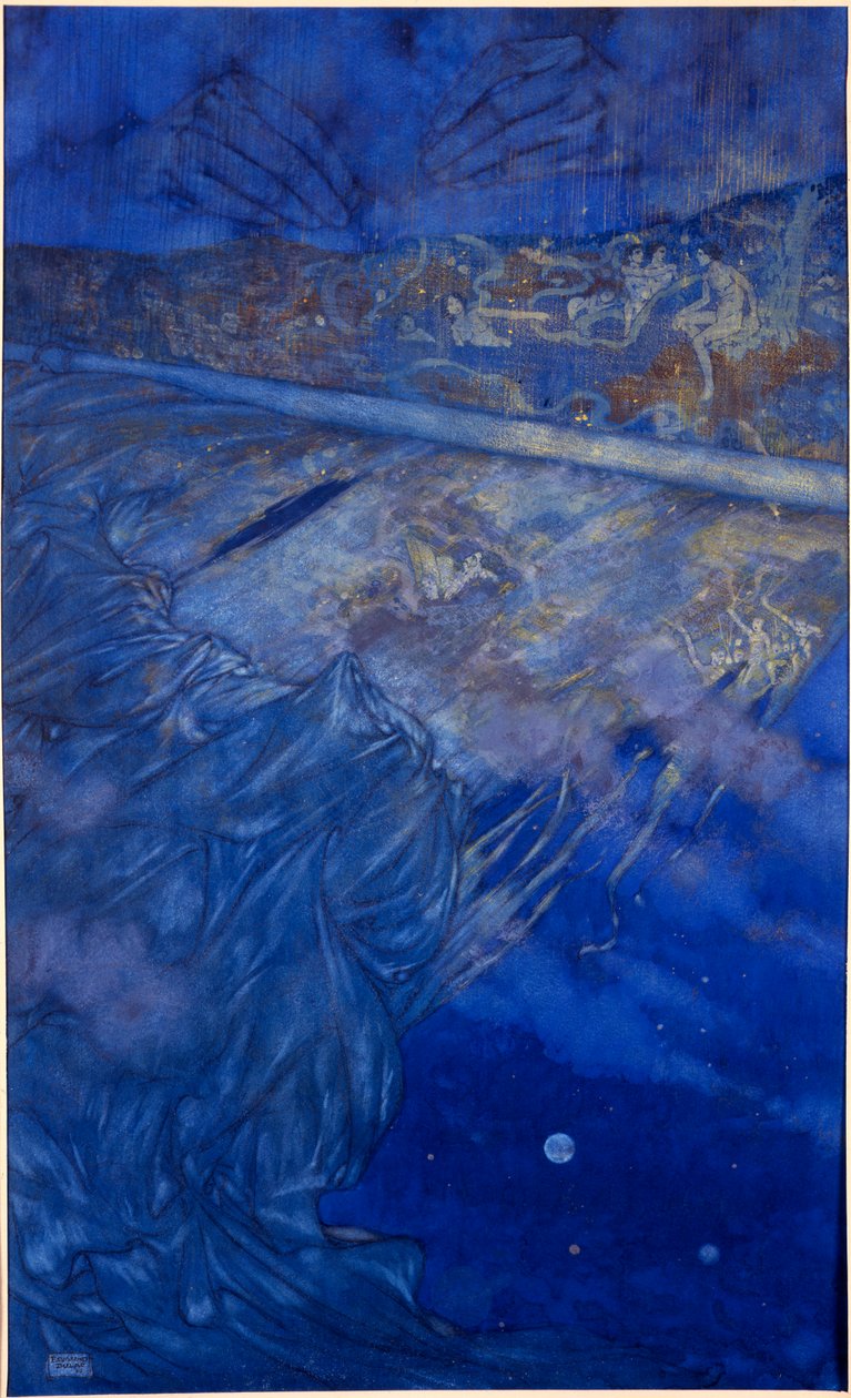 We Are Such Stuff as Dreams are Made On", kappaleesta "Myrsky". tekijältä Edmund Dulac