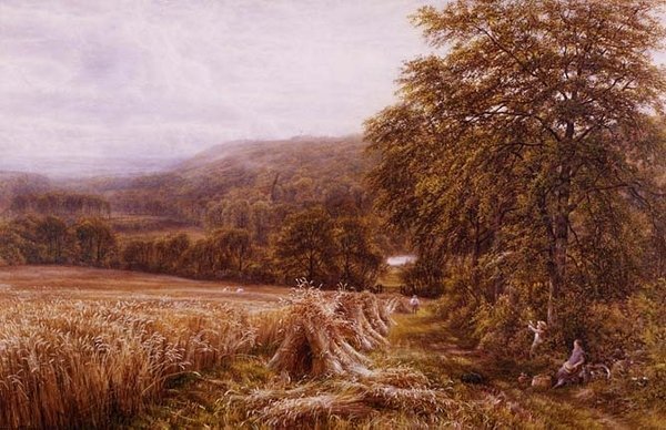 Sadonkorjuuaika Dartissa tekijältä Edmund George Warren