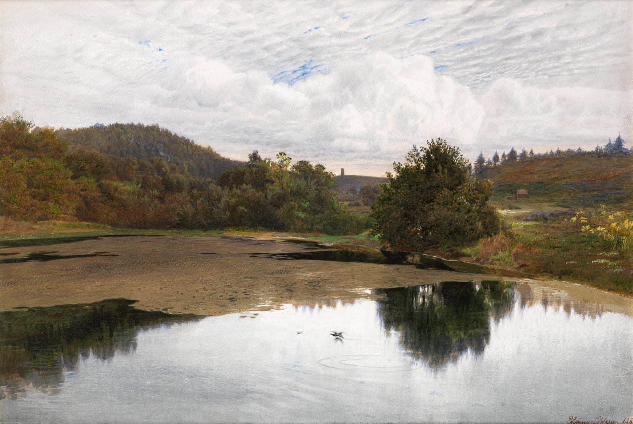 Leith Hill, Broadmoorista, Surreysta käsin tekijältä Edmund George Warren