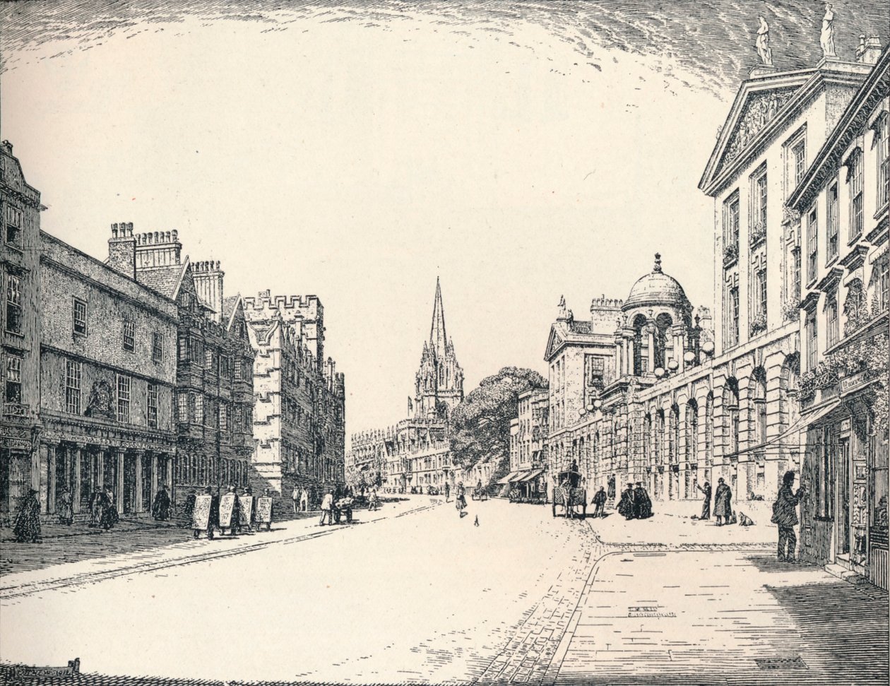 High Street, Oxford, 1905 tekijältä Edmund Hort New