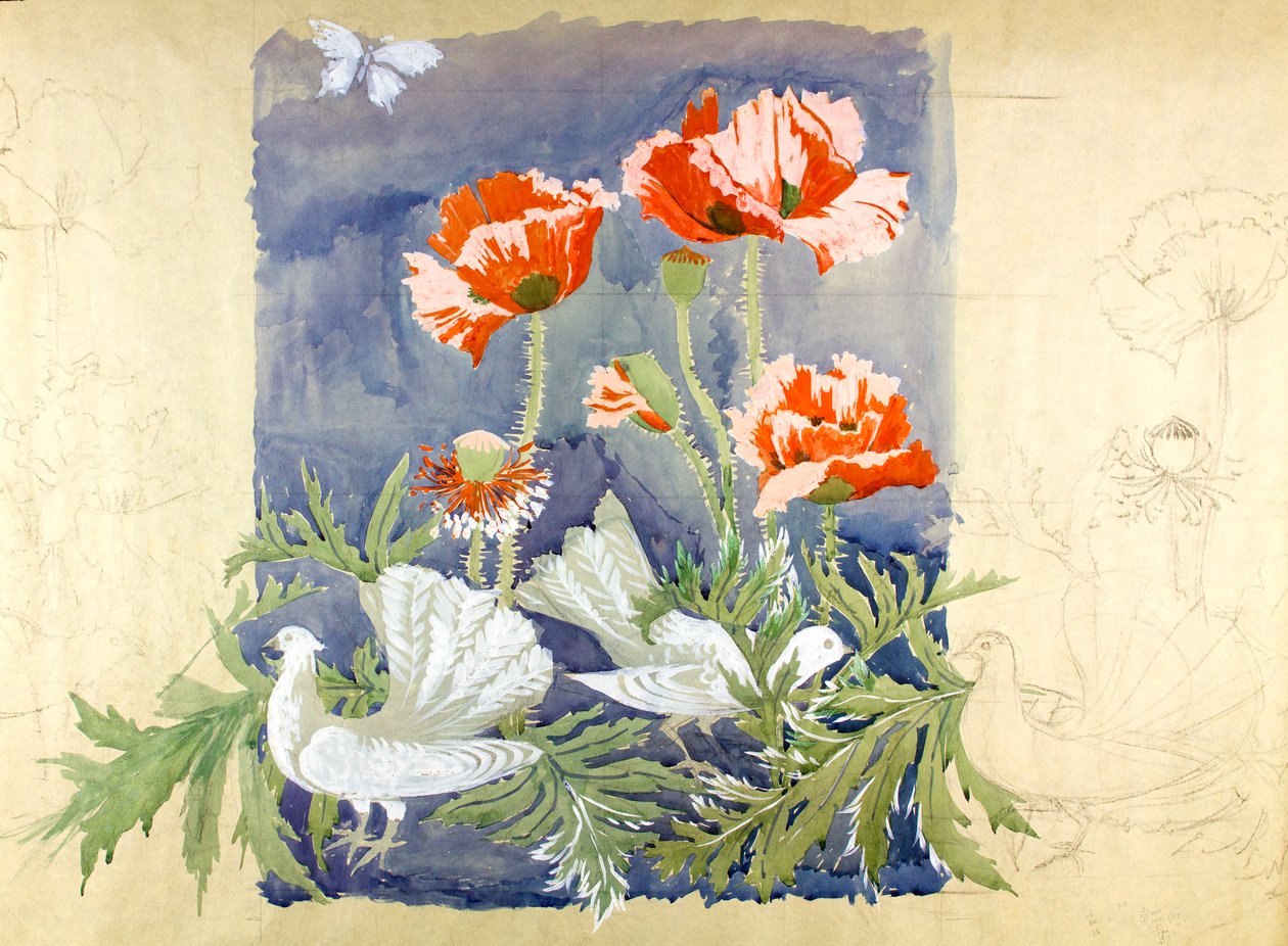 Peace c1920 (guaix sobre paper) finlandès tekijältä Edmund Hunter