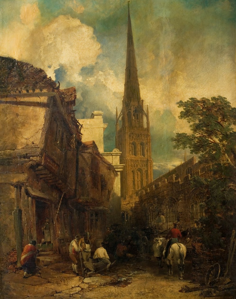 Bayley Lane, Drapers Hall ja St. Michael