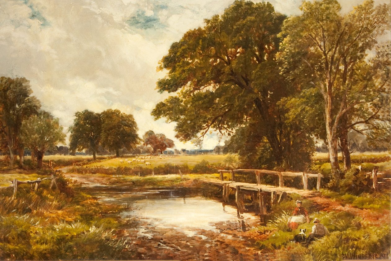 Hampshire Ford, 1891 tekijältä Edmund Morison Wimperis