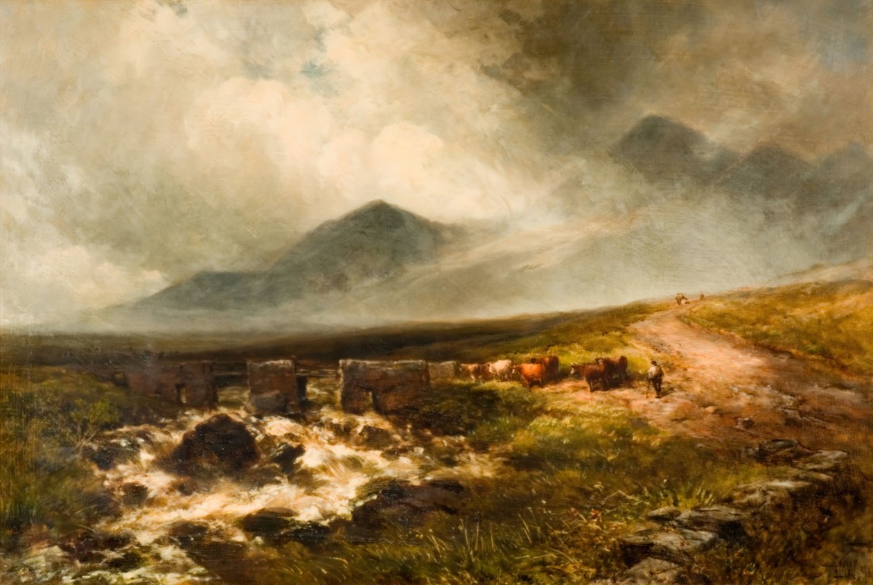 Snowdon, 1894. tekijältä Edmund Morison Wimperis