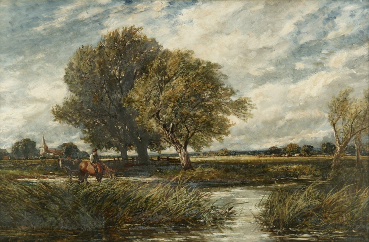 Hevosten juotto tekijältä Edmund Morison Wimperis
