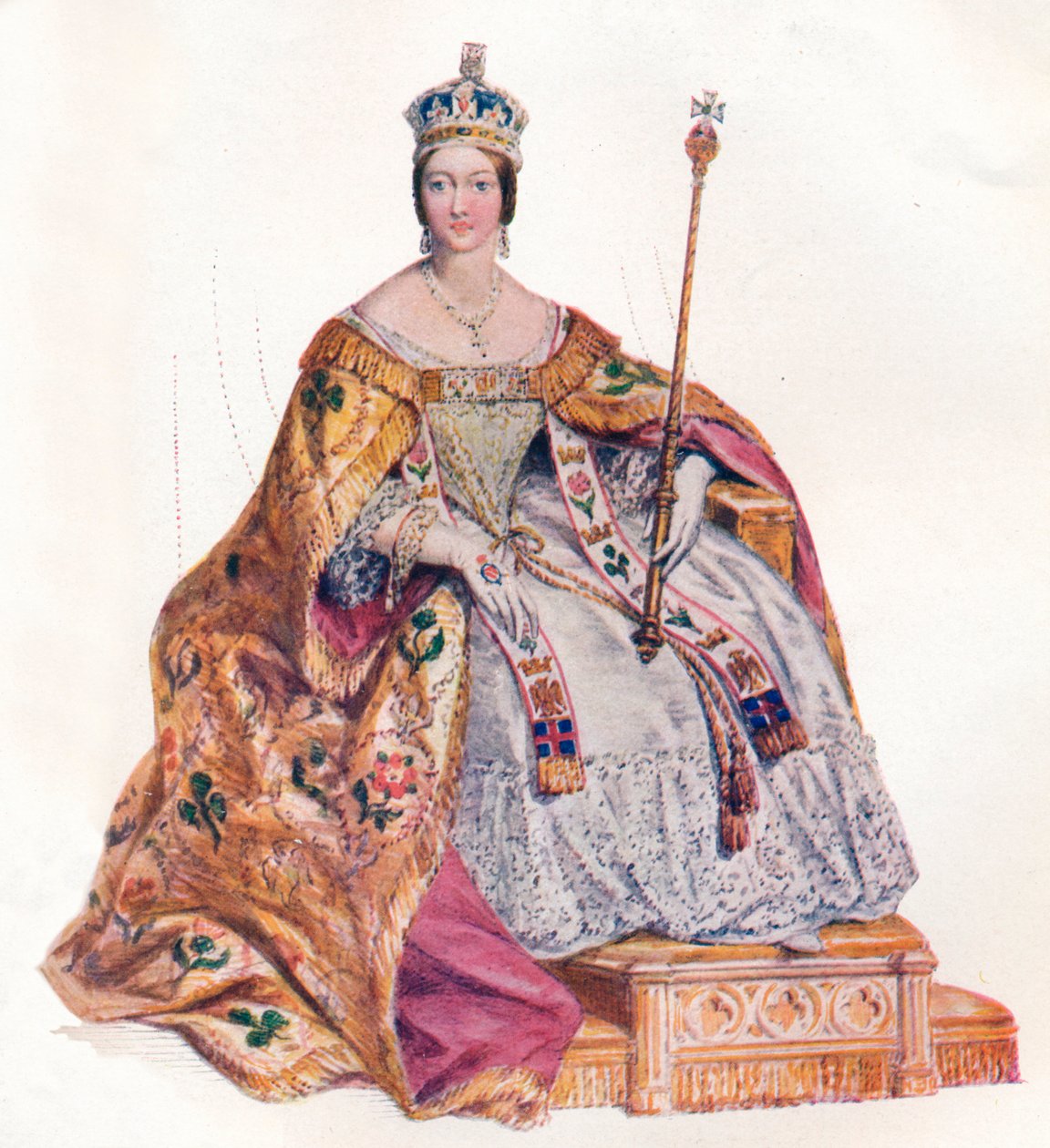 Alexandrina Victoria Englannin kuningatar, 1838, 1902 tekijältä Edmund Thomas Parris