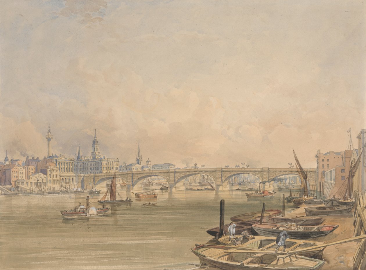 Näkymä London Bridgelle tekijältä Edmund Walker