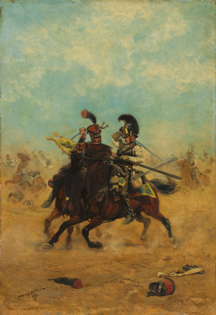 Taistelu värien puolesta tekijältä Jean Baptiste Edouard Detaille