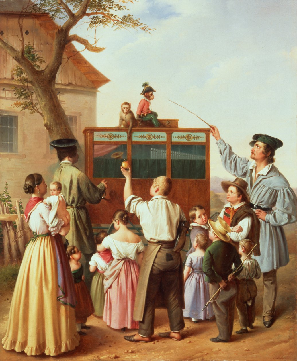 Matkustava urkuhiomakone, 1842 tekijältä Edouard Klieber