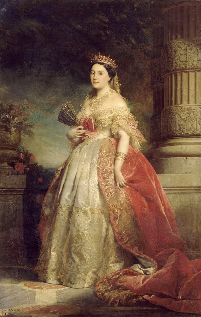 Muotokuva keisarinna Eugeniesta tekijältä Edouard Louis Dubufe