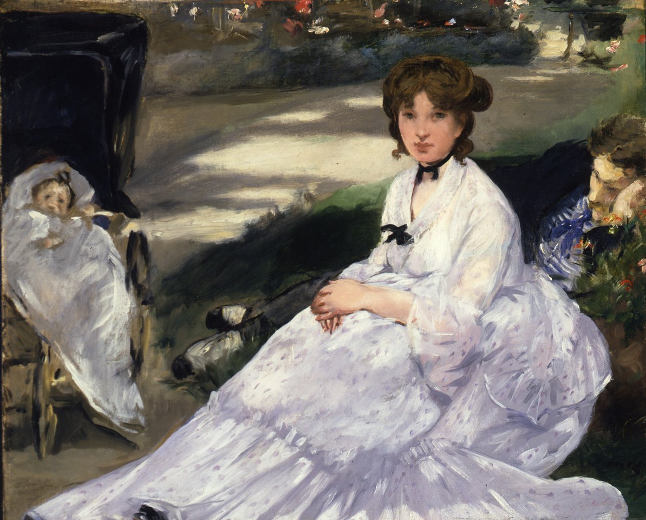 Puutarhassa, 1870 tekijältä Édouard Manet